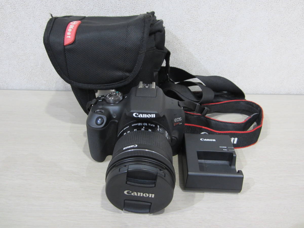 キャノン EOS Kiss X90ボディ + EF-S10-18mm超広角ズームレンズ デジタル一眼 社外バッグ付