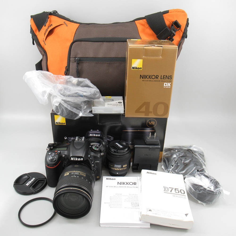 1円～ Nikon ニコン D750 24-120 4G VR Kit+レンズ ※通電確認済み 現状