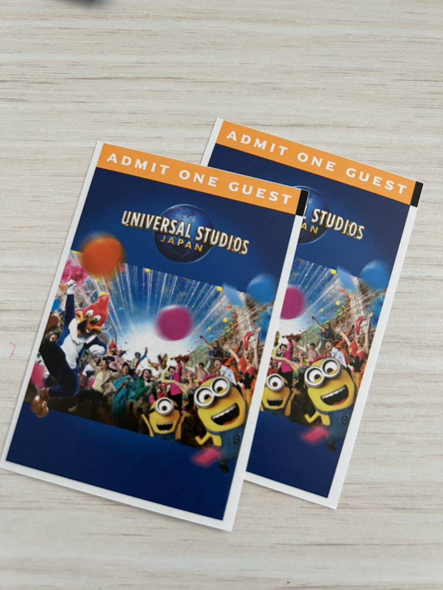 USJ ユニバーサルスタジオジャパン パスポート チケット 大人2枚 USJ ユニバーサルスタジオジャパン パスポート チケット 大人2枚