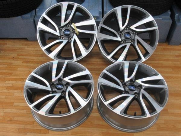 スバル レヴォーグ 純正 アルミ ENKEI製 18インチ/7.5J/PCD114.3/5H/+55　4本セット 新品ゴムバルブ交換済 レガシィアウトバック等