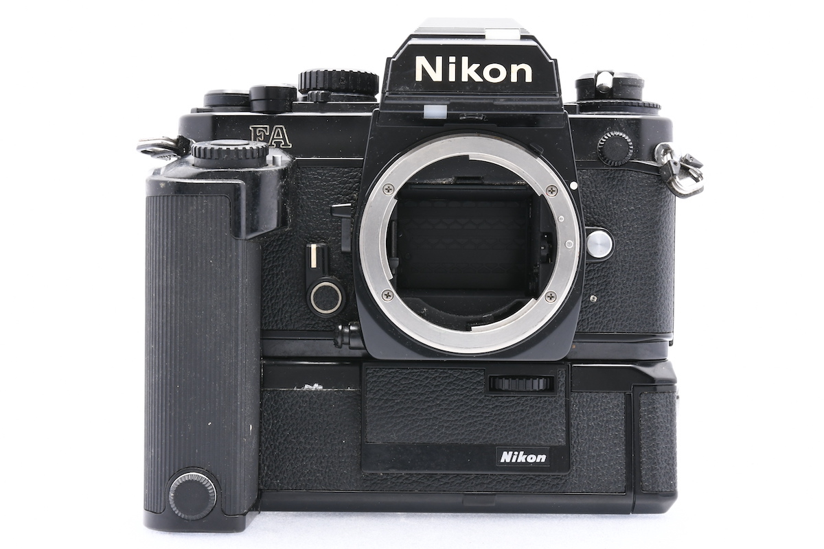Nikon FA ブラック ボディ + MD-15 ニコン フィルムカメラ MF一眼レフ