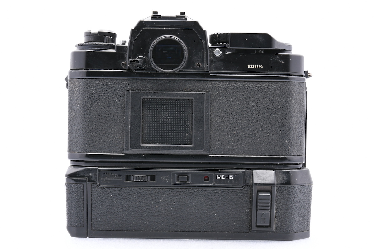 Nikon FA ブラック ボディ + MD-15 ニコン フィルムカメラ MF一眼レフ
