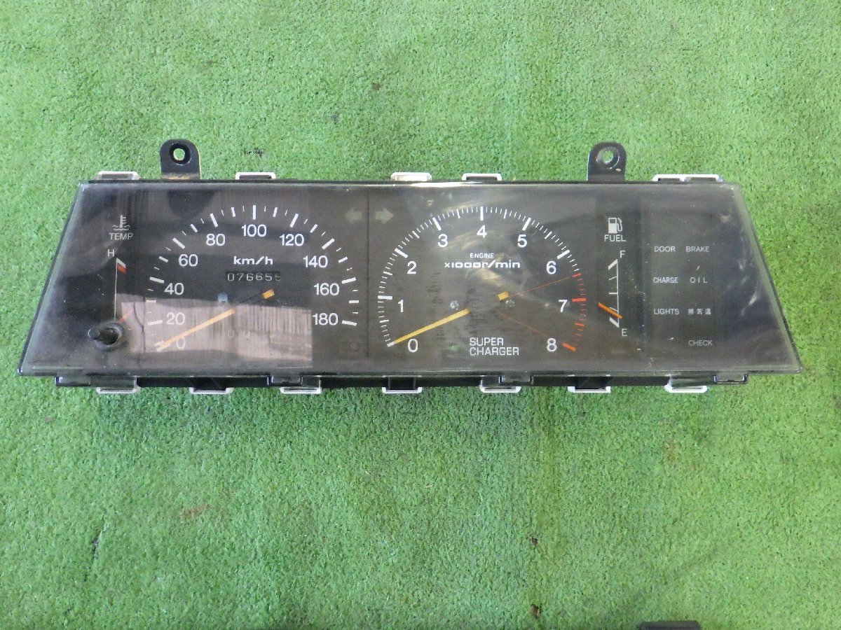 トヨタ GS121 クラウン 旧車 昭和62年車 スピードメーター AT車 76655