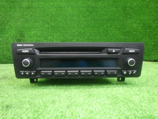 # H23年 BMW 1シリーズ E87 LCI 116i UE16 右H 純正 CD デッキ 6512 9243916-01 オーディオ 動作確認済 [ZNo:05012913]