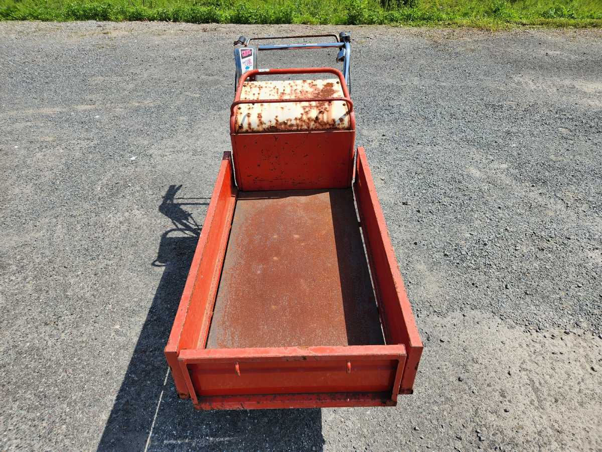ピンクレディ 筑水キャニコム 運搬車 BFP307 手動ダンプ運搬車☆250kg