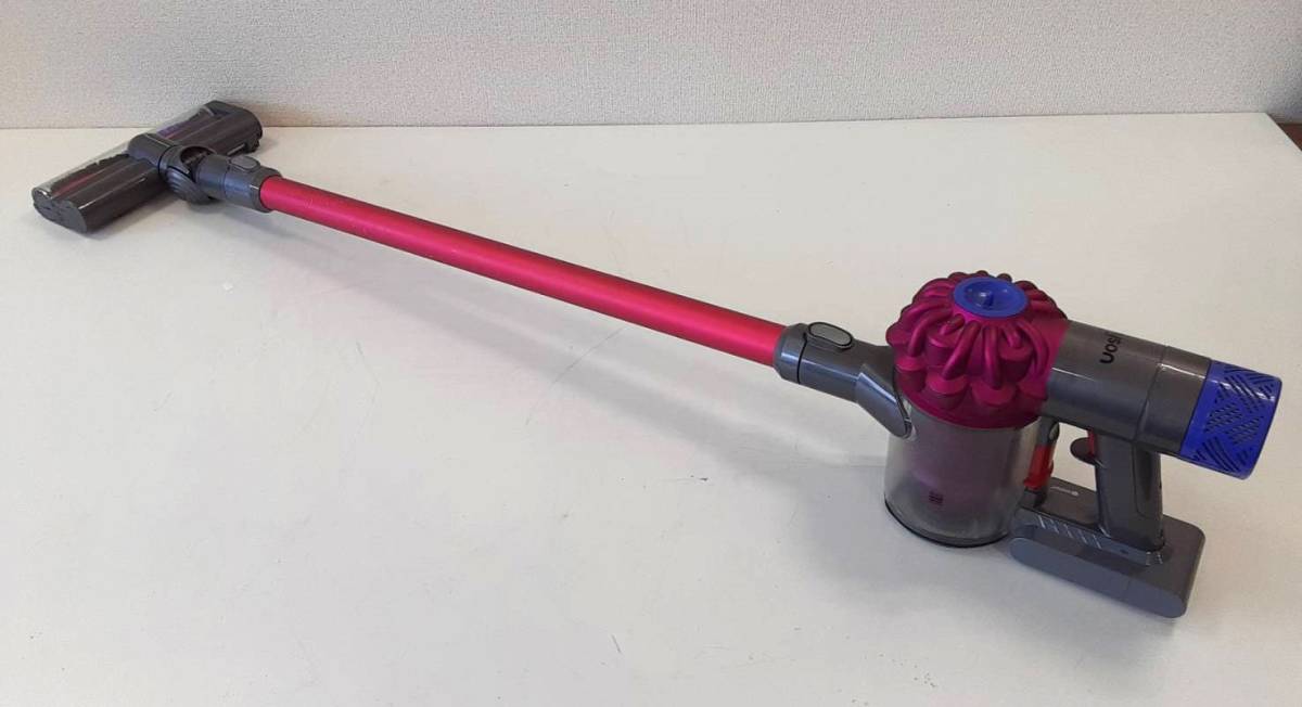 【LQ40】SV07 dyson ダイソン 通電確認済み コードレスクリーナー 掃除機 各パーツ付き ダイソン dyson コードレスクリーナー フューシャ セット OLB