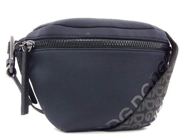 DOLCE&GABBNA　ナイロン製 ダークグレー ボディバッグ 人気定番，正規品 1円 □新品同様□ DOLCE&GABBANA ドルチェ