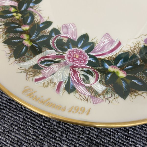 G0517 レノックス LENOX クリスマスプレート イヤープレート 1984年