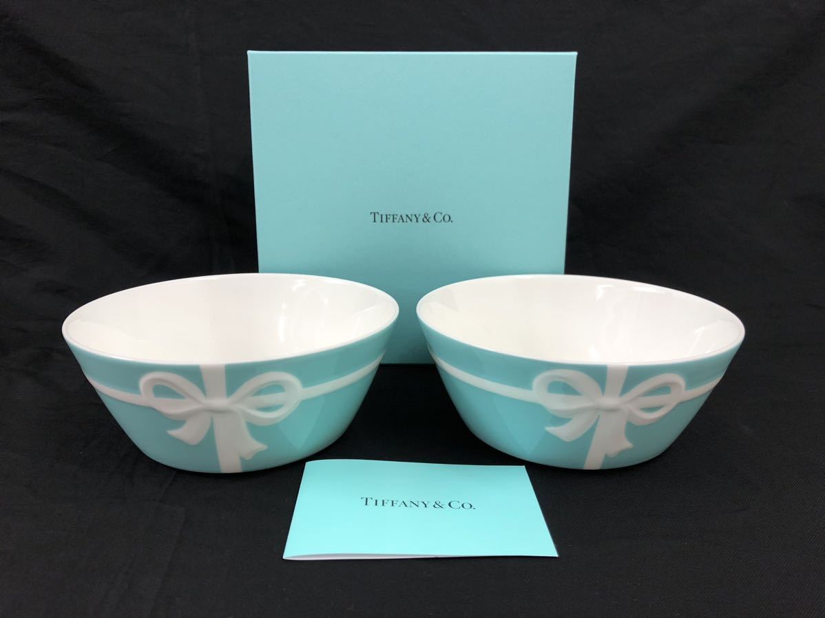 TIFFANY&Co. ティファニー ブルーボックス ボウル 2点セット 箱付き 未使用 美品