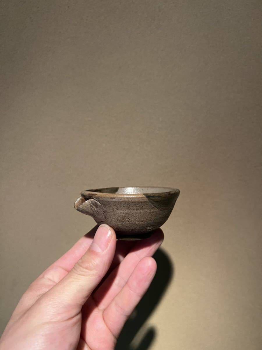 古唐津 皮鯨片口盃 】.. 李朝 古伊万里 志野 織部 魯山人 中国美術