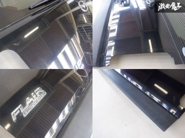 マツダ 純正 MS31S MS41S フレアクロスオーバー 14y バックドア リアゲート 熱線入りガラス ワイパー 色:ZJ3 黒メタ 即納 棚2F-C