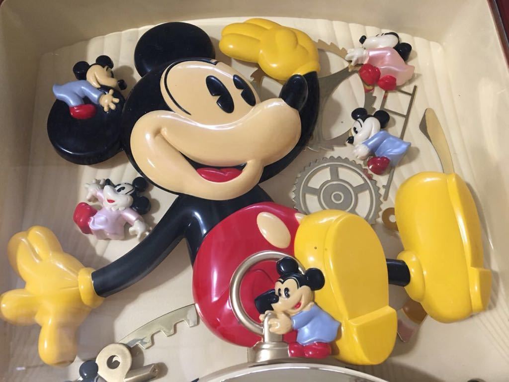 古い 掛け時計 検策 ミッキーマウス ディズニー からくり時計 Disney