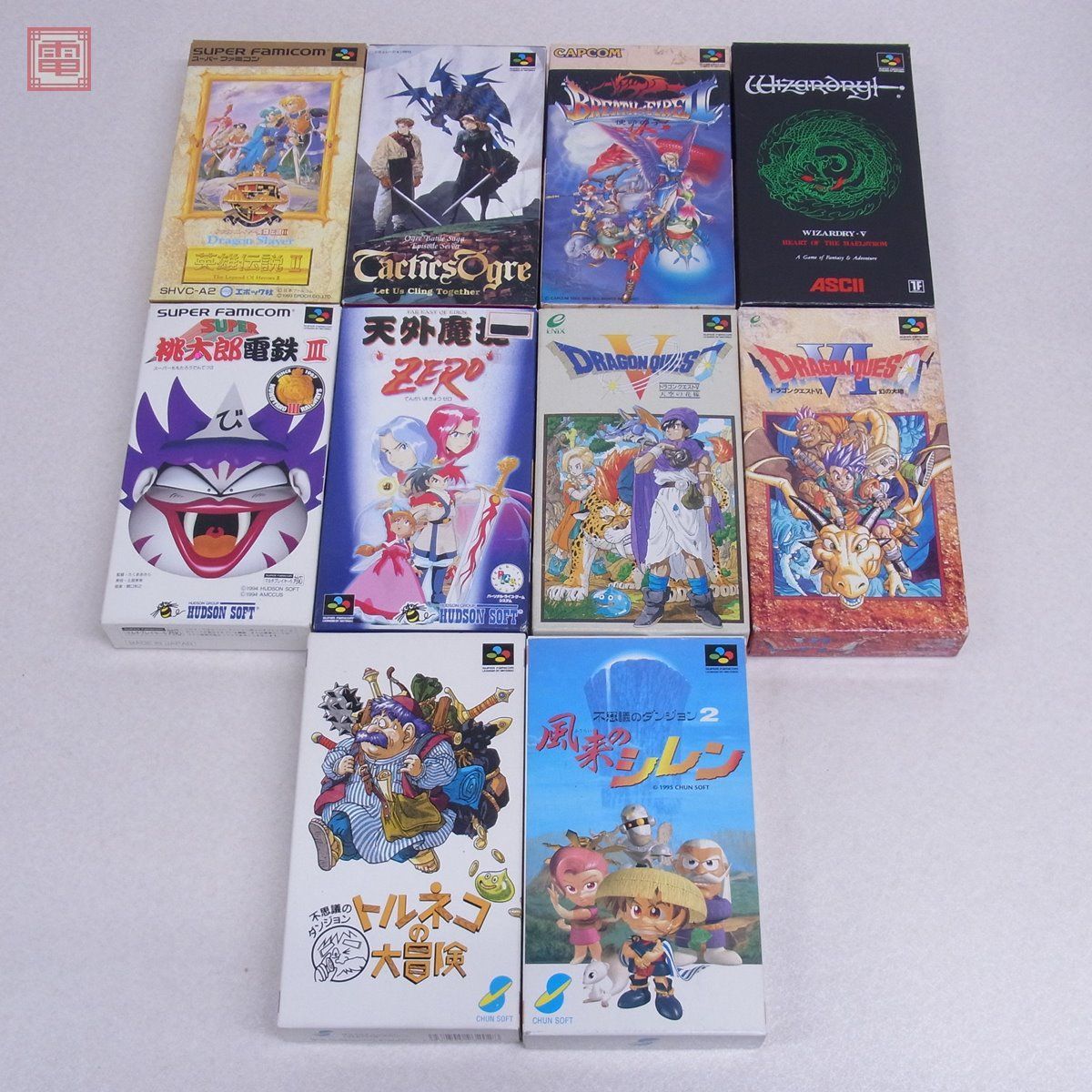 SFC スーファミ 風来のシレン/トルネコの大冒険/天外魔境ZERO/聖剣伝説 