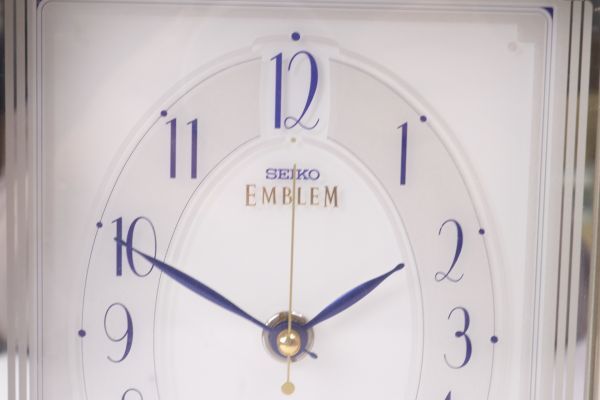 SEIKO セイコー EMBLEM エンブレム 置き時計 メロディ時計 HW532G