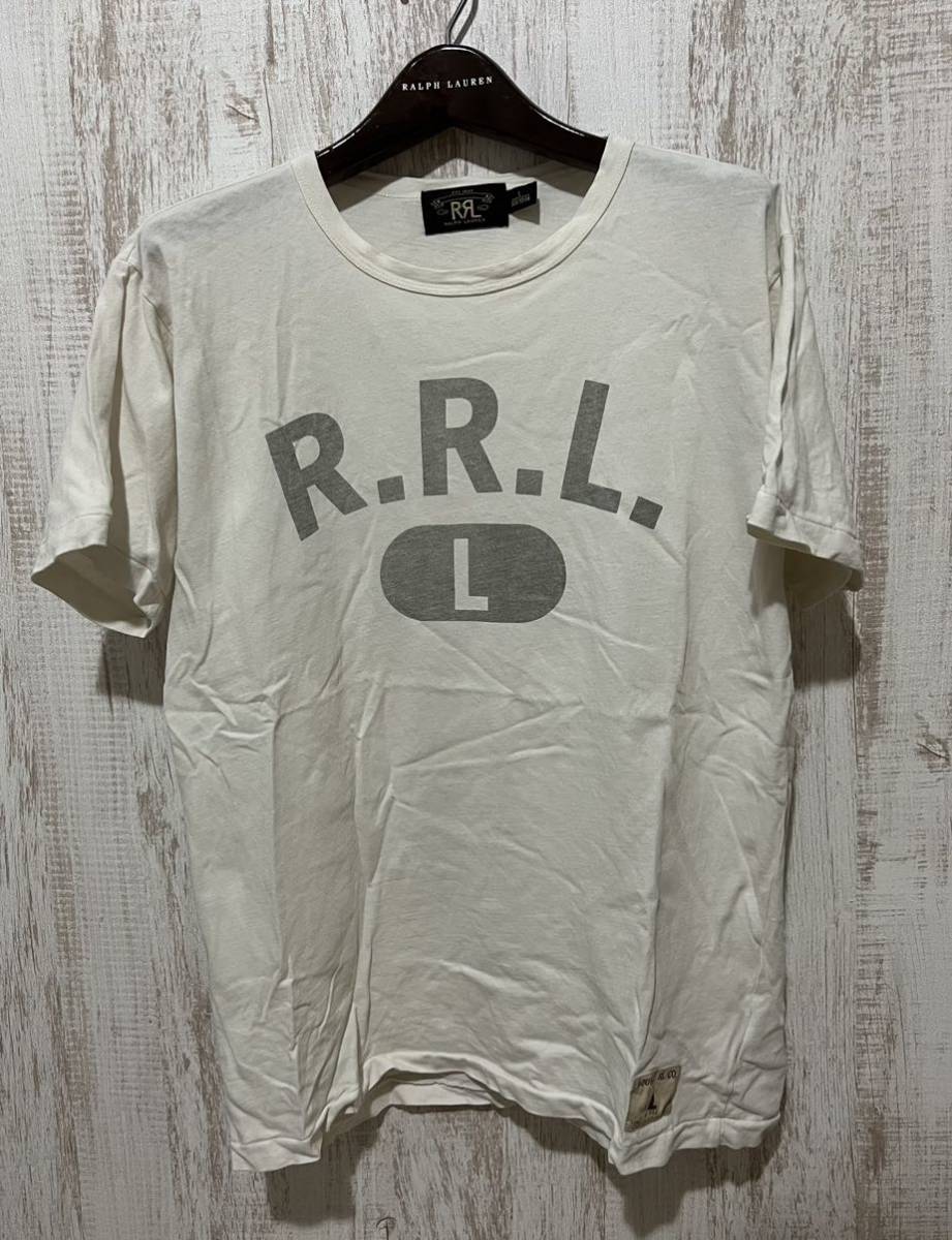 RRL ロゴT Tシャツ L ダブルアール ラルフローレン