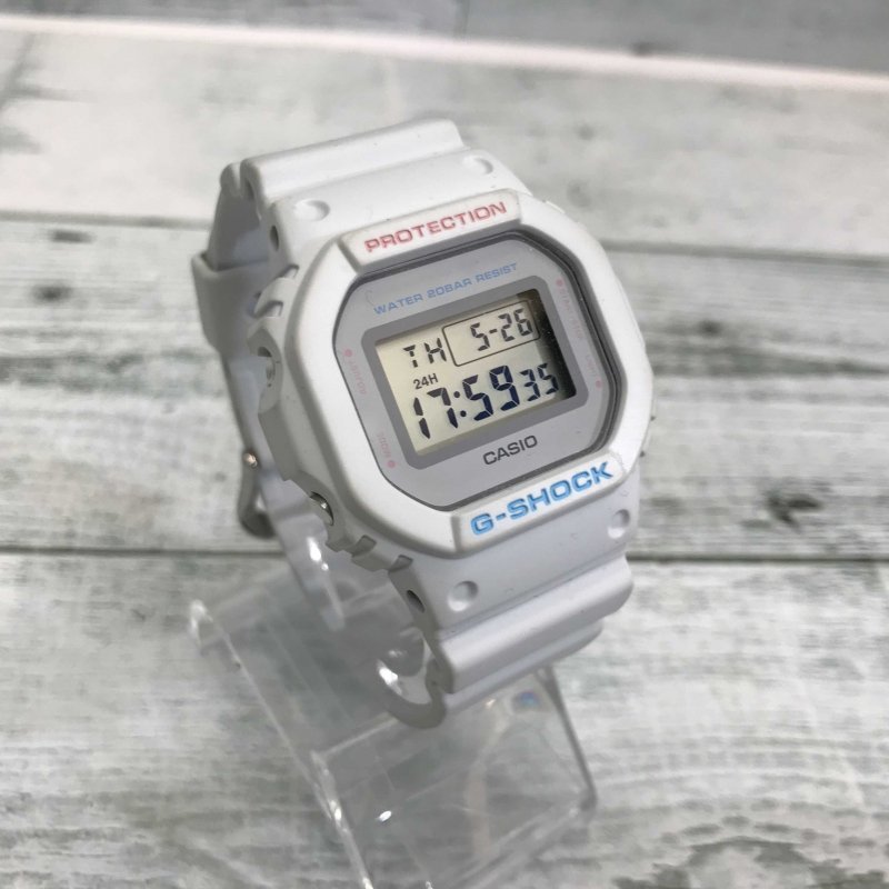 美品 ＣＡＳＩＯ Ｇ－ＳＨＯＣＫ グレー メンズ ｍｅｎ?ｓ カシオ ＤＷ－５６００ＳＣ ユニセックス 腕時計 デジタル 時計/208