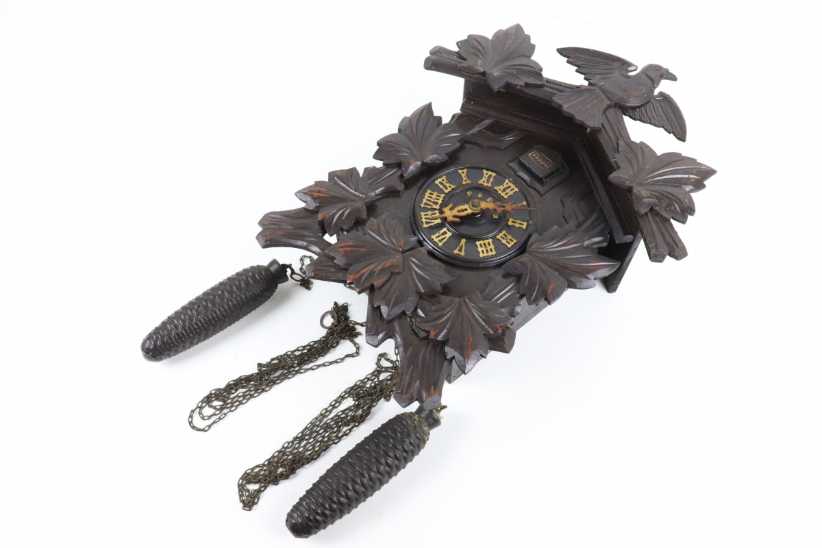 TEZUKA CLOCK POPPO 手塚時計 鳩時計 木製 クォーツ 掛け時計