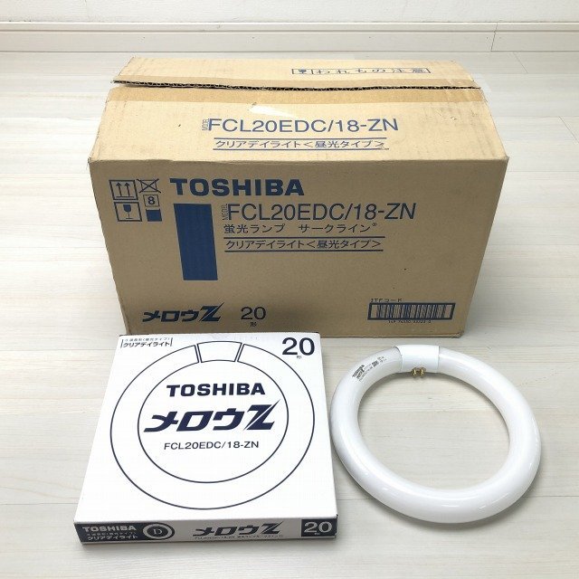 TOSHIBA FCL20ENC/18-ZN 蛍光灯 10個入り 3箱 【公式通販】