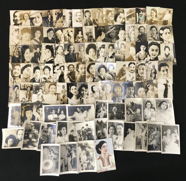 b1戦前【昭和期 女優・名場面ブロマイド 100枚】高峰三枝子・桑野通子