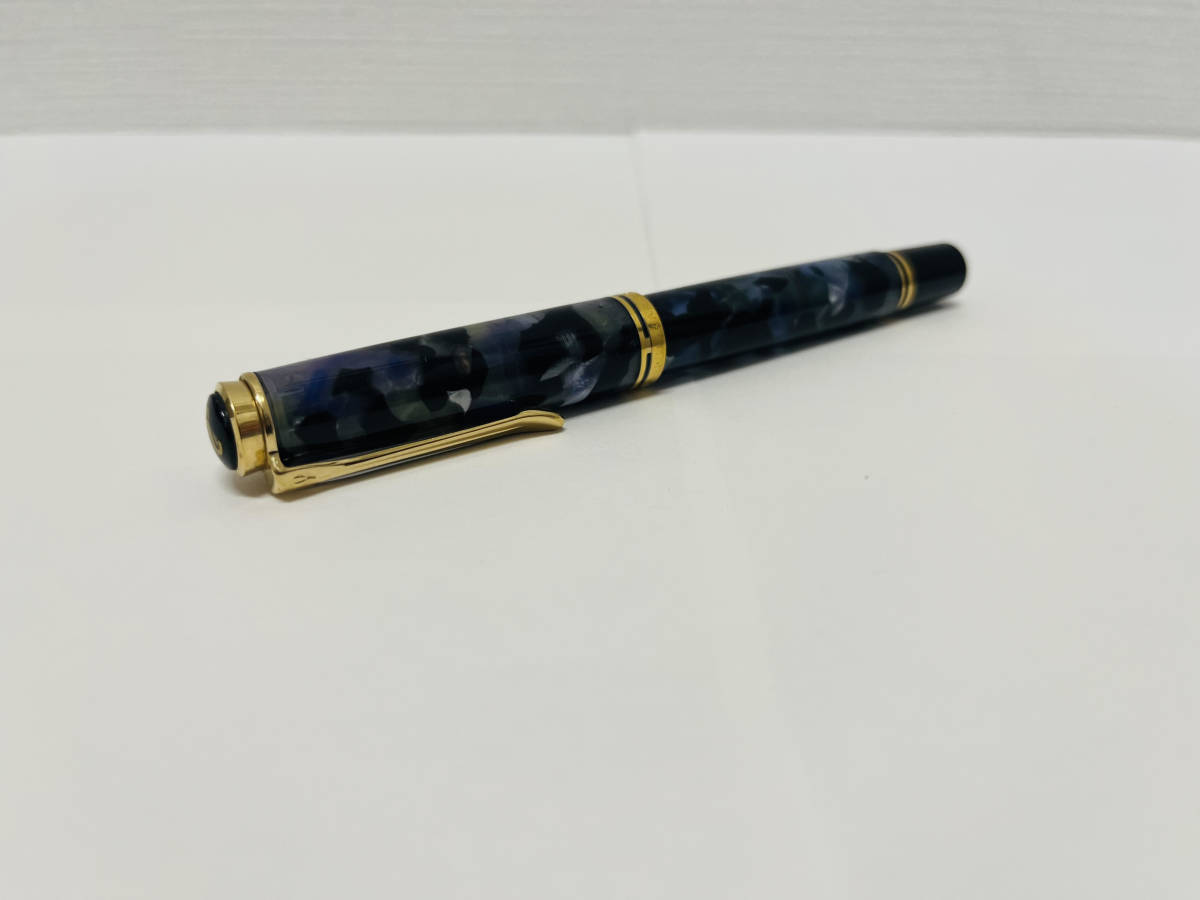 ◇ペリカン 万年筆 スーベレーン M800 18C-750 ペン先BB PELIKAN レア