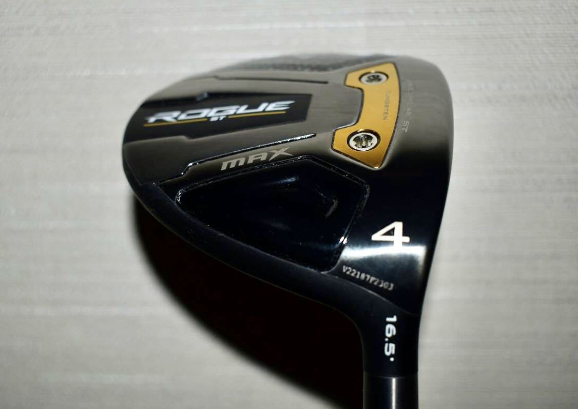 【美品】★飛びの高初速! ローグ ST MAX 4W VENTUS 5 for Callaway SR キャロウェイ フェアウェイウッド 16.5° HC付き 2022日本仕様正規品