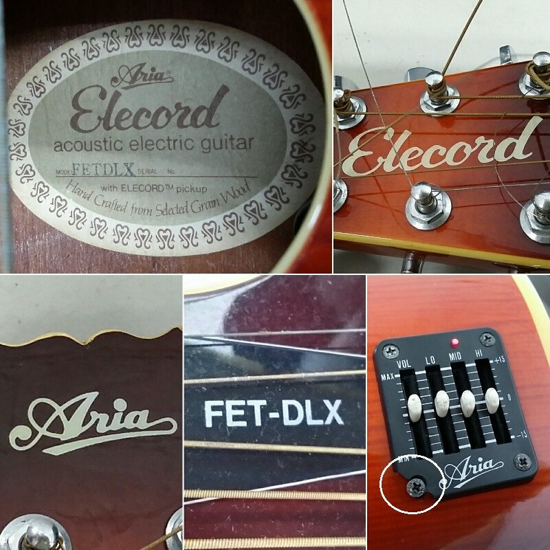 Elecord Aria アリア 完動品です FET-DXL⁄12 ELECORD Aria アリア