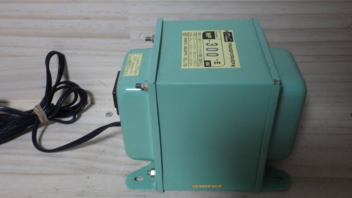 MF-300-E 日章工業 - 変圧器 Yahoo!オークション トランスフォーマ 日 