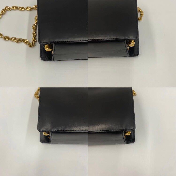 ○極美品○GUCCI グッチ タイガーアイ チェーン ショルダーバッグ 
