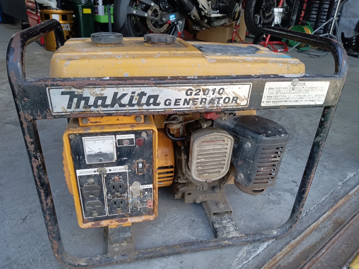Yahoo!オークション G2010 マキタ発電機 GENERATOR makita 発電機 