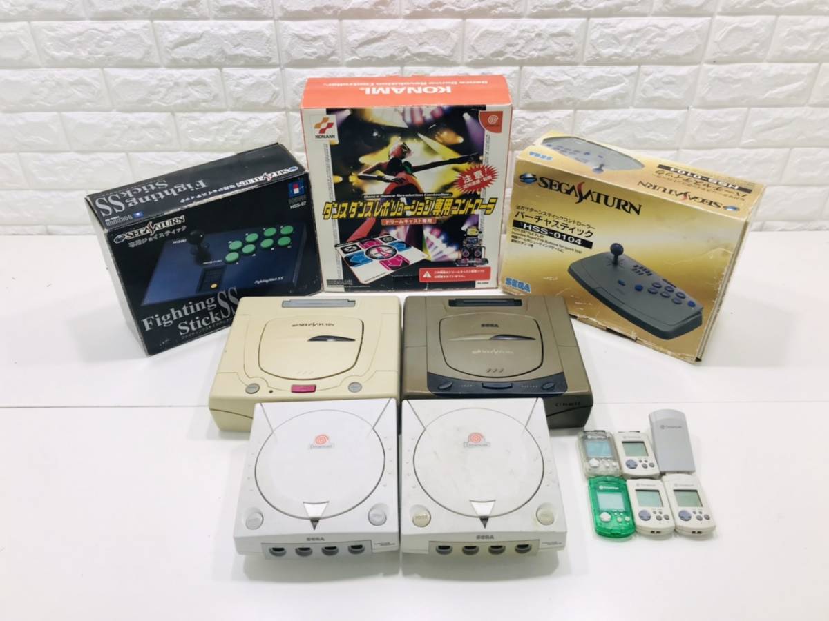 【正規品，送料無料】 e189 1円 当時物 ゲーム機 本体 コントローラー 周辺機器 セガサターン SS ドリームキャスト DC まとめてセット動作未確認の為ジャンク(その他)｜売買されたオークション情報、yahooの商品情報 その他