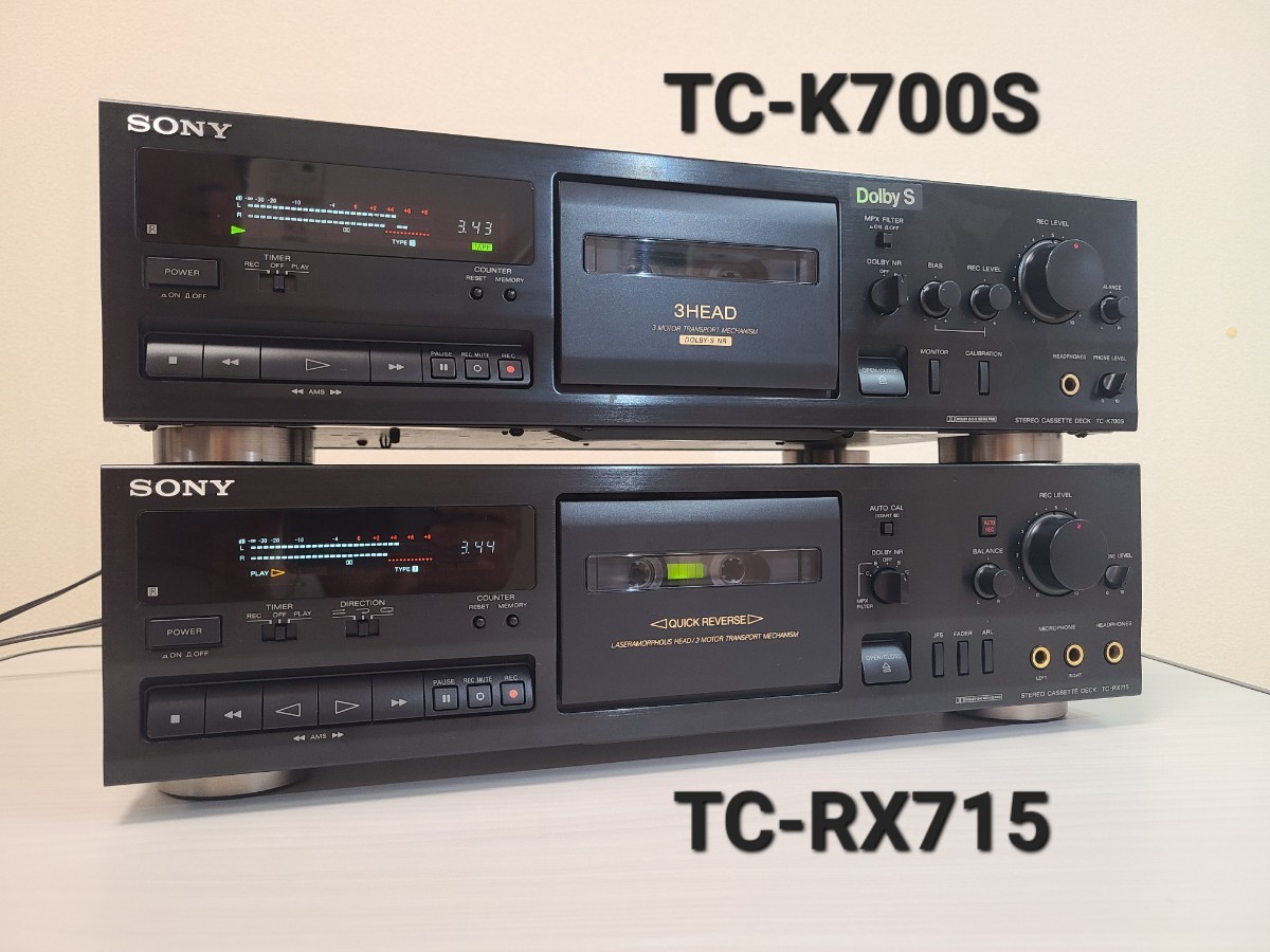 SONY 3ヘッドカセットデッキ ジャンク品 SONY tc-k333ESR 3ヘッド