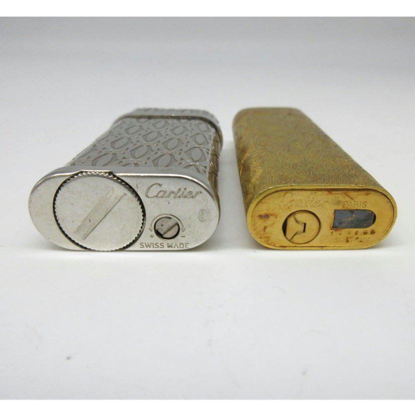定番，高品質】 1円【ジャンク】カルティエ Cartier/ライター2点セット/13