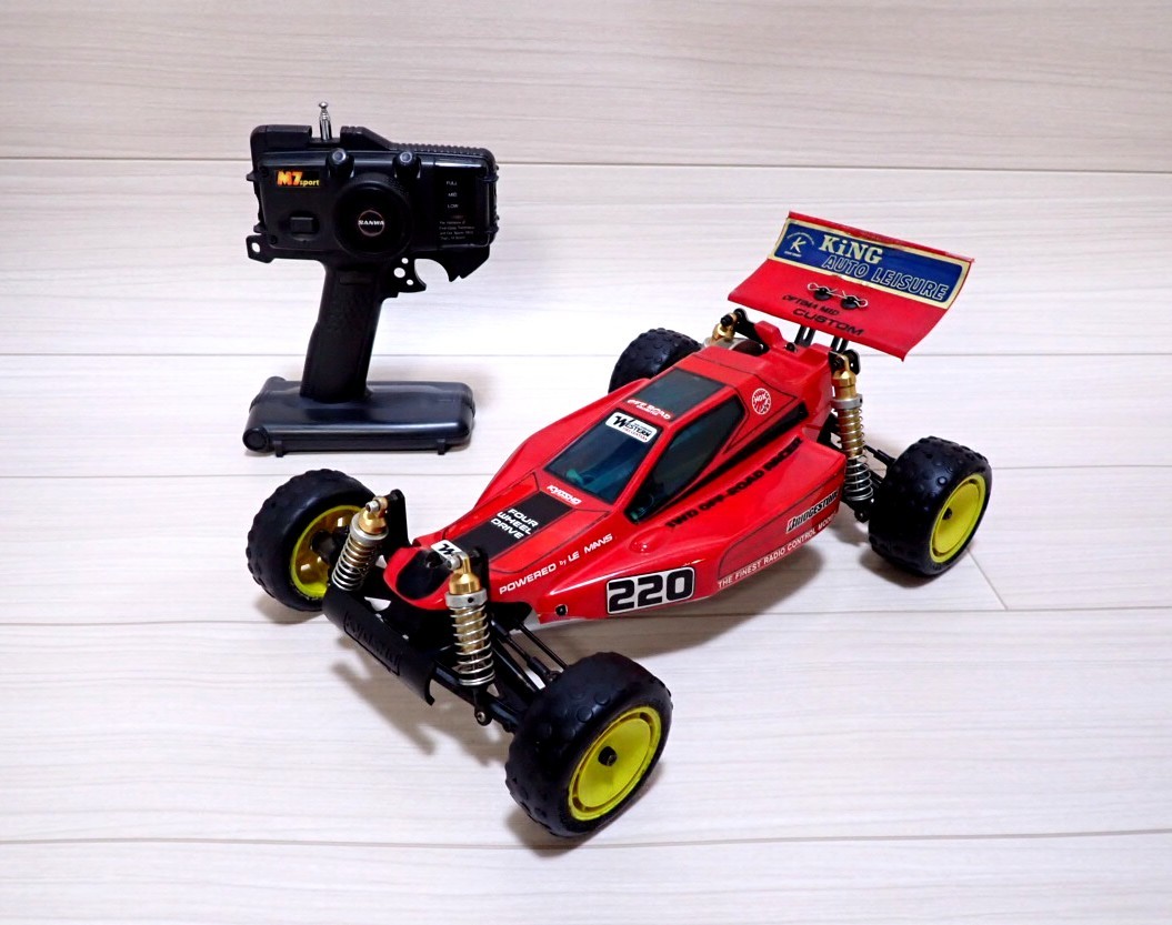 1/10 京商 旧車 当時物 オプティマ ミッド カスタム セット