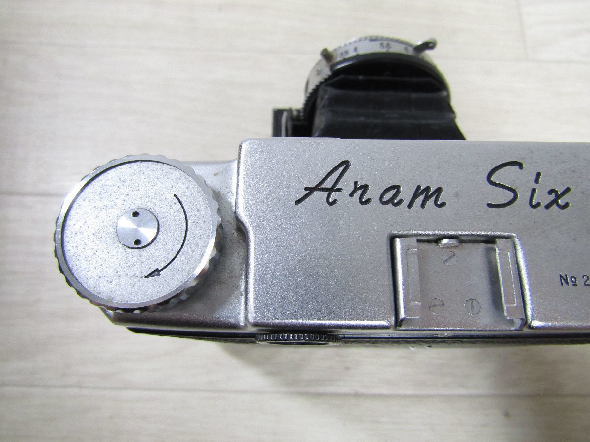 稀少 レア Aram six アラムシックス カメラ f=75mm 1：3.5 ケース付