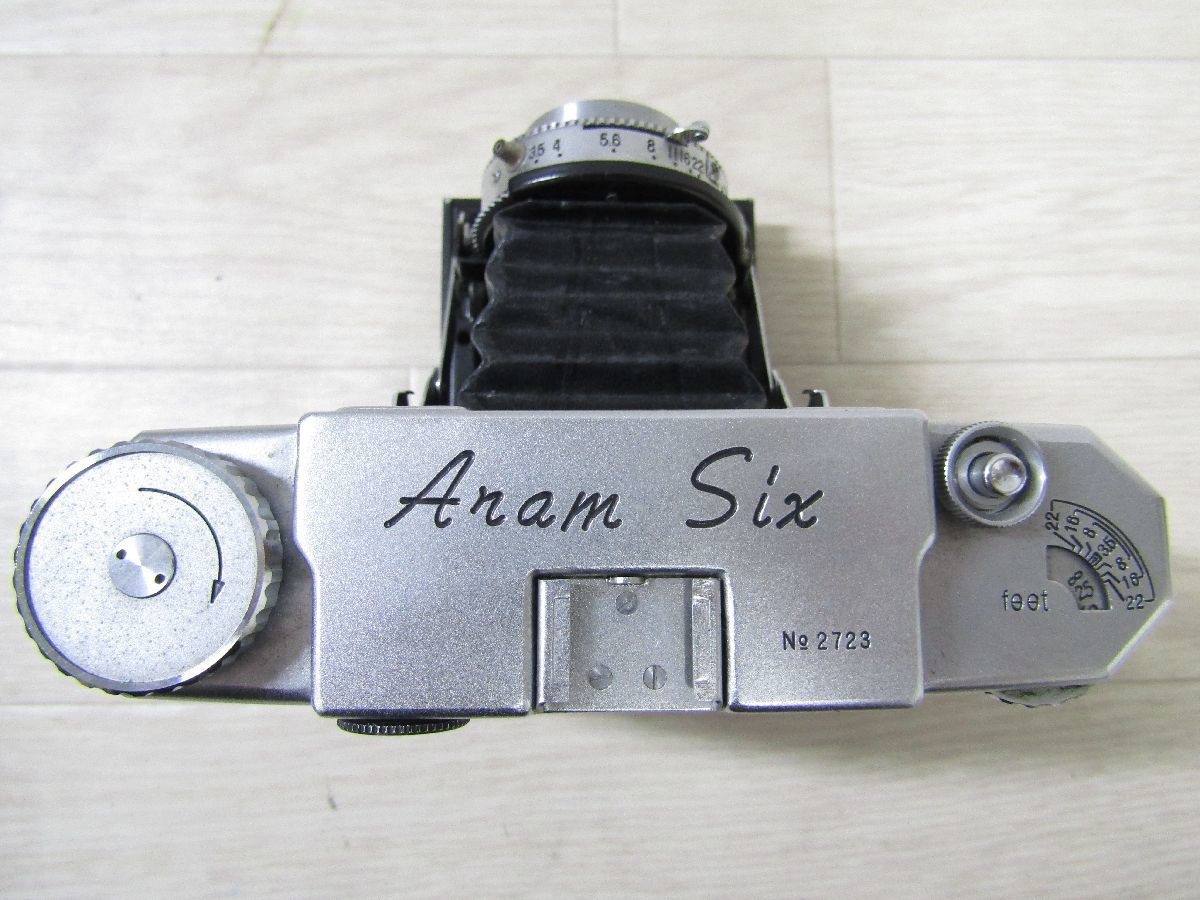稀少 レア Aram six アラムシックス カメラ f=75mm 1：3.5 ケース付
