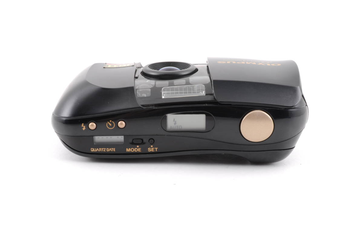 動作品 オリンパス OLYMPUS μ [mju:] PANORAMA ミュー ブラック 黒