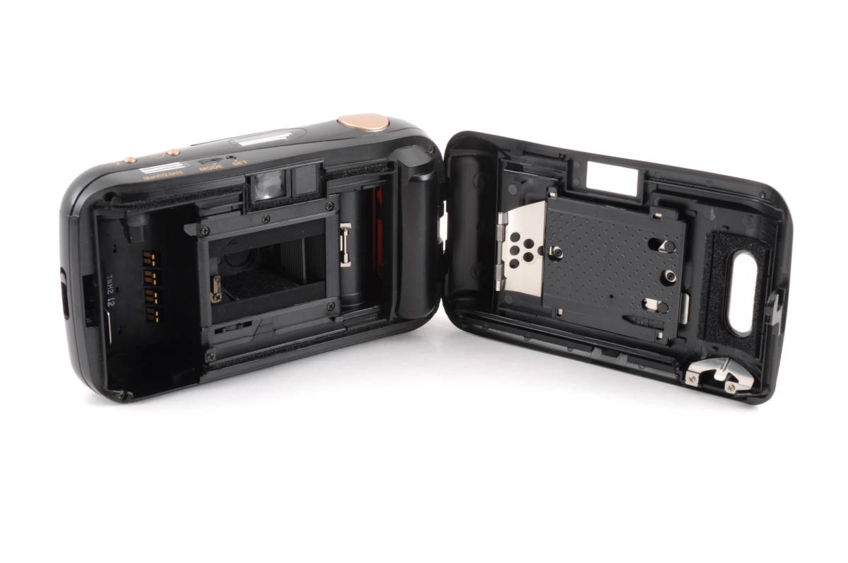動作品 オリンパス OLYMPUS μ [mju:] PANORAMA ミュー ブラック 黒