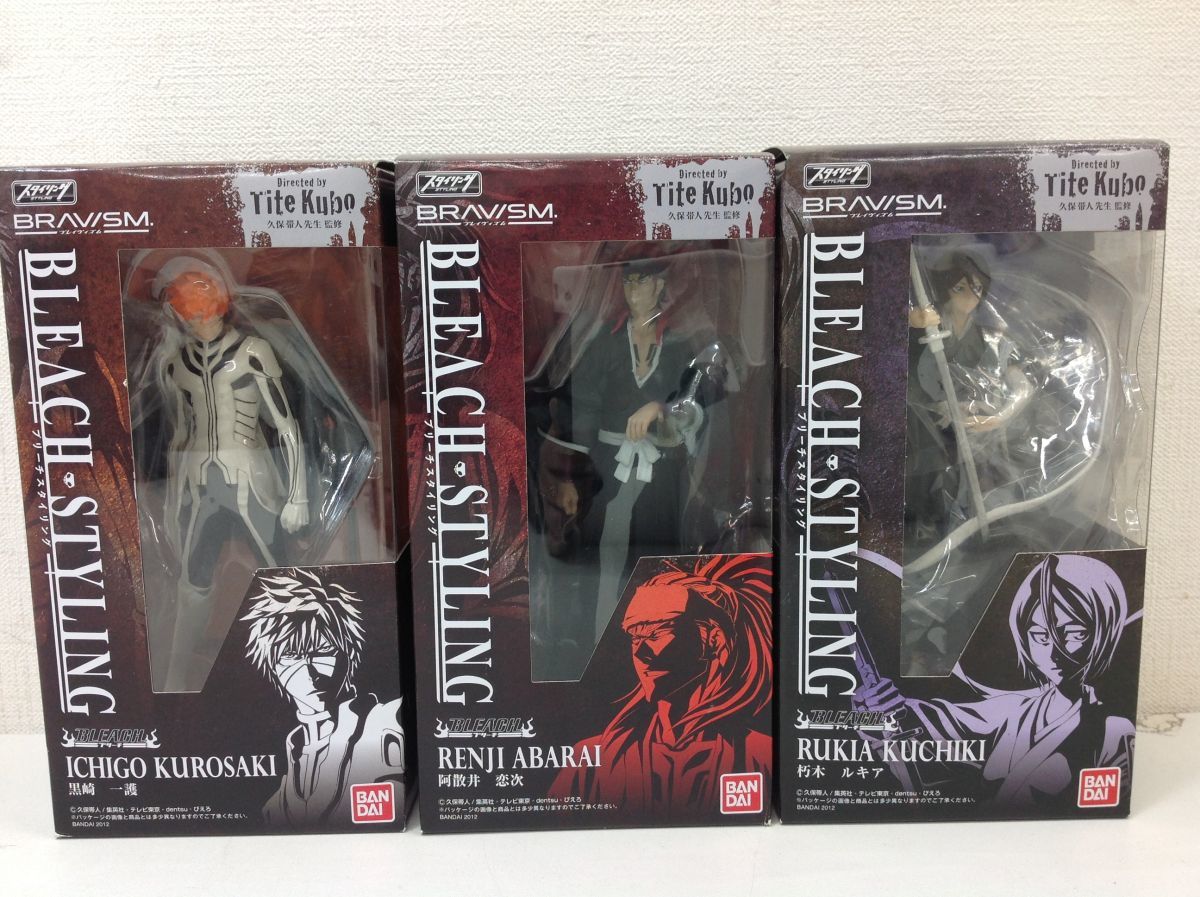 BLEACH MASTERLISE 黒崎一護 阿散井恋次2体セット 一番くじ