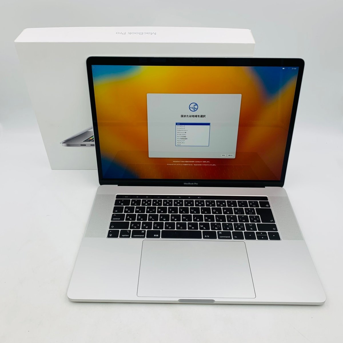 ジャンク MacBook Pro Touch Bar＋Touch ID 15インチ (Mid 2019) Core