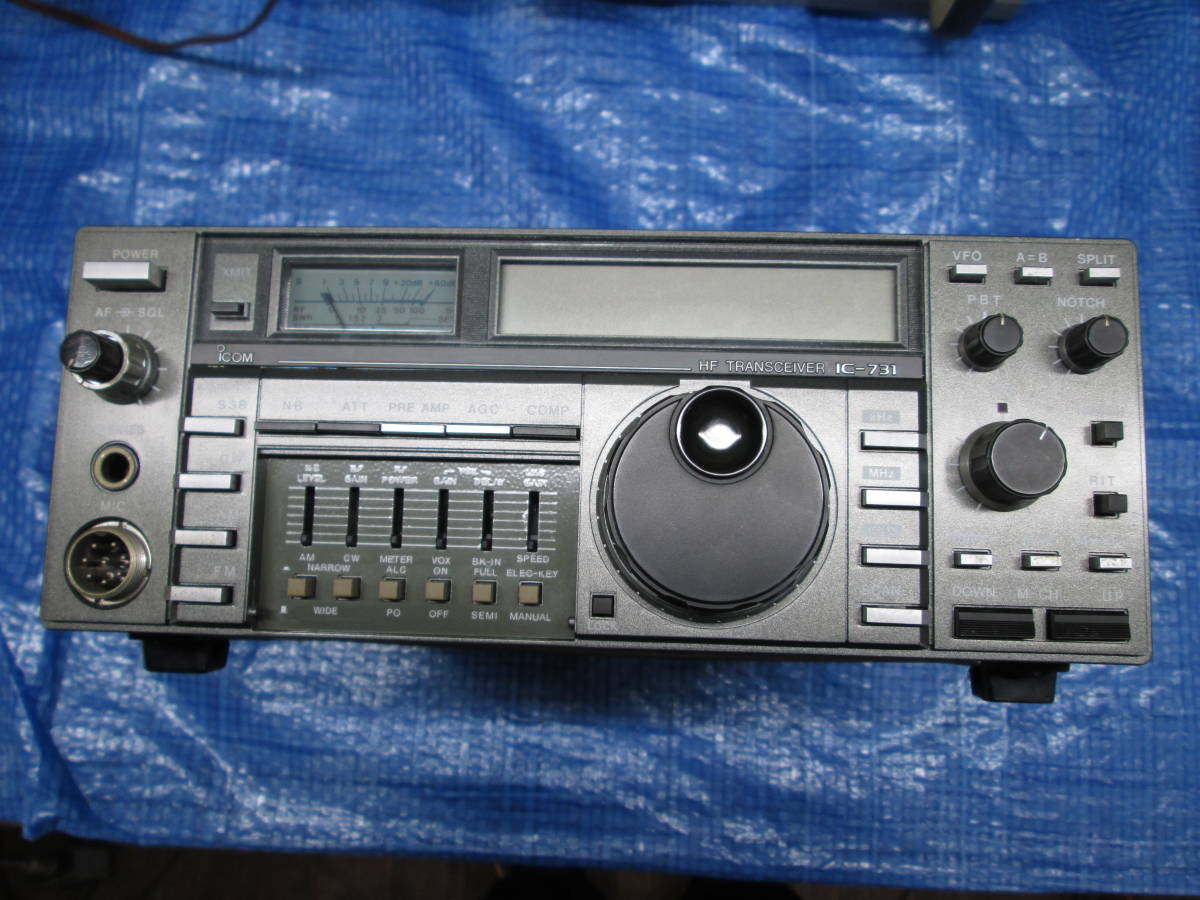 ICOM IC-731 HF オールモード トランシーバー 現状渡し・ジャンク