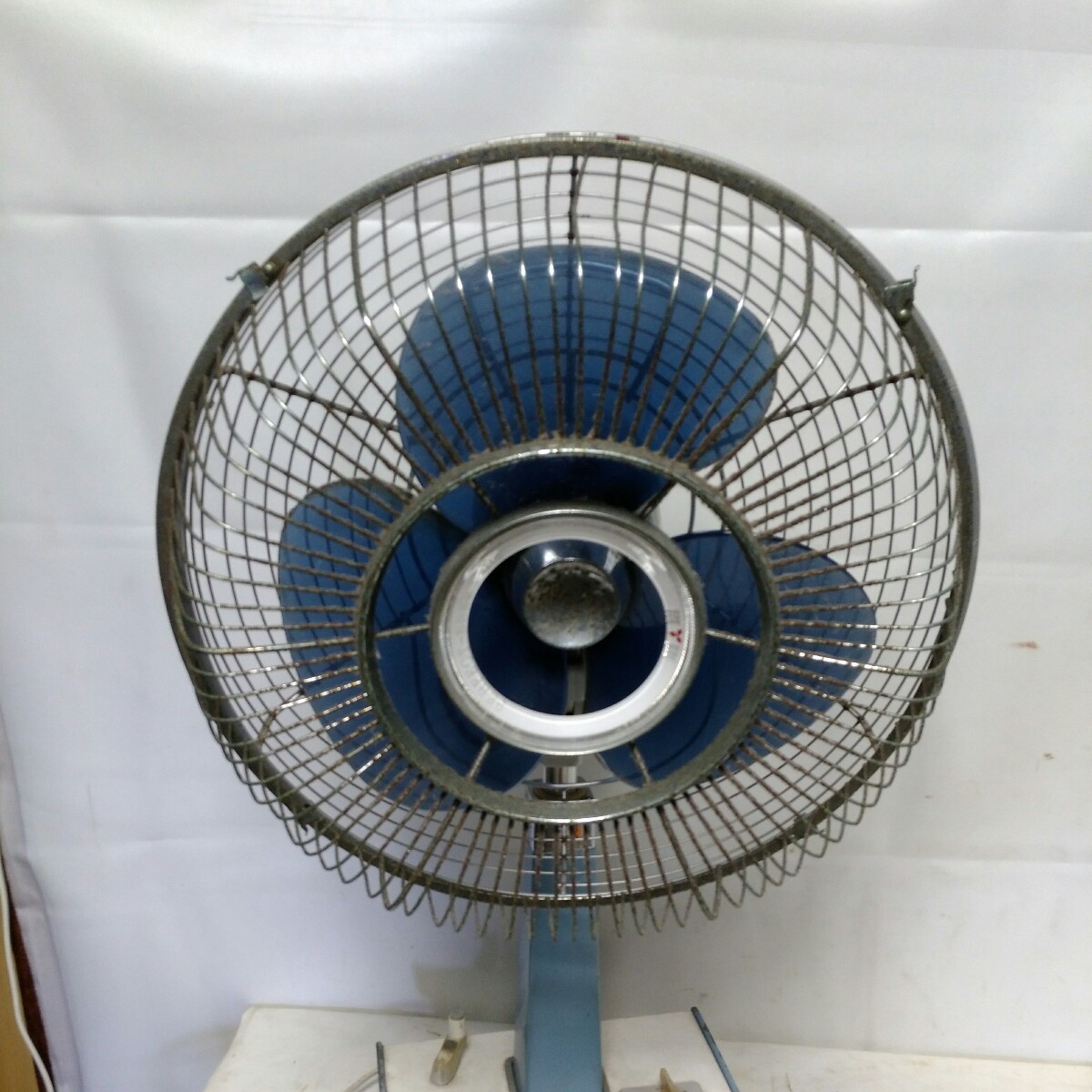【希少】昭和レトロ　三菱　扇風機　リビングファン　R30-SF6　高級お座敷扇 送料無料(1M1360)MITSUBISHI 三菱 R30-W5 Ace 30cm お座敷扇 扇風機