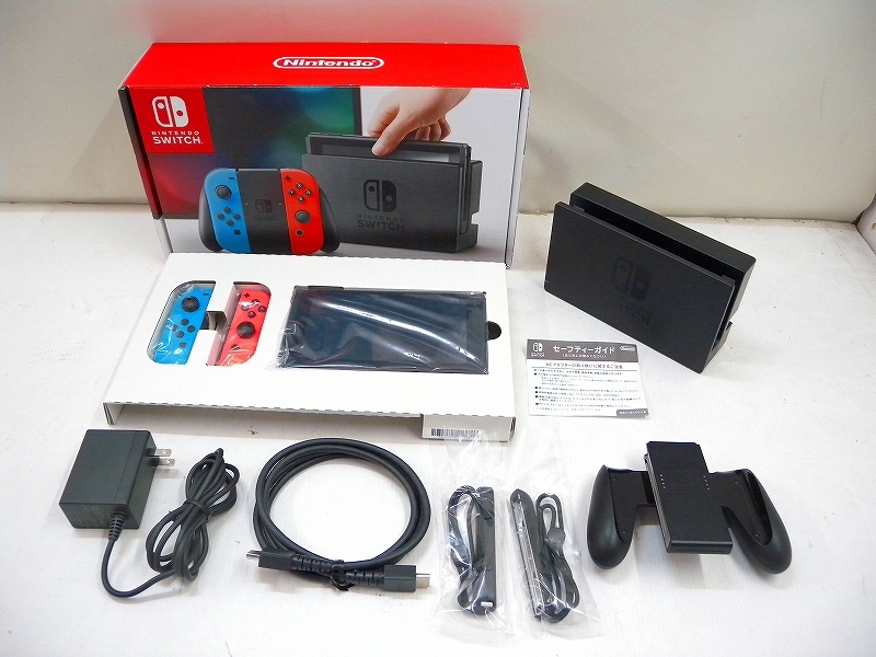 定番人気，セール C2682 旧型ニンテンドースイッチ本体 ネオンブルー/ネオンレッド ジョイコンスティック不可 動作確認/本体更新/初期化済 現状渡し(ニンテンドースイッチ本体)｜売買されたオークション情報 ニンテンドースイッチ本体