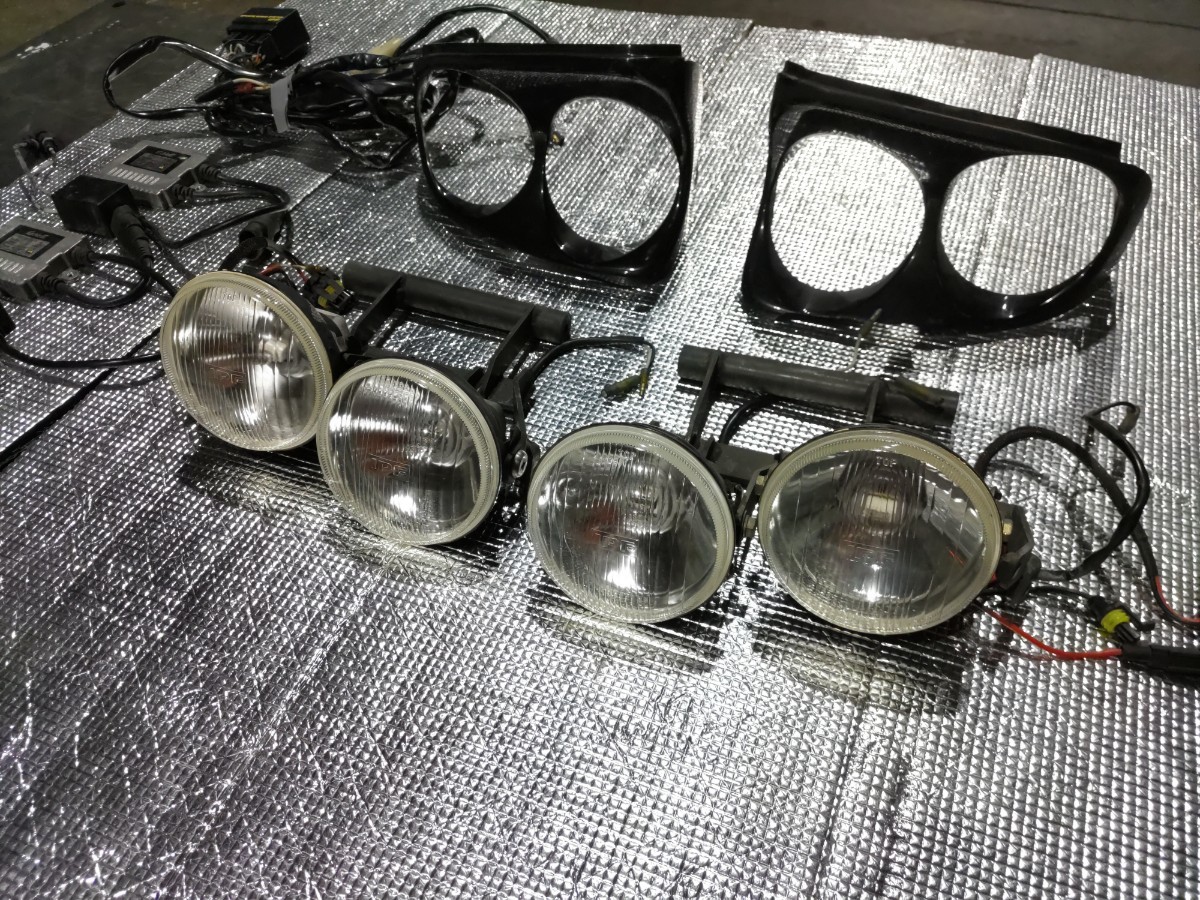 ナイトスポーツ FD3S 4灯 4ビーム ヘッドライト HID LED