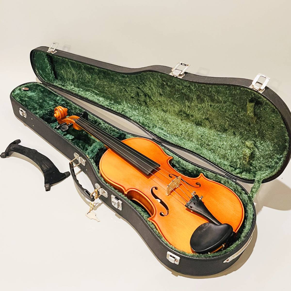 甲MJ16348　1円スタート　現状品　クリーニング済　ハードケース付　鈴木バイオリン　SUZUKI　NO.280　ANNO1980　4/4　弓欠品　弦楽器