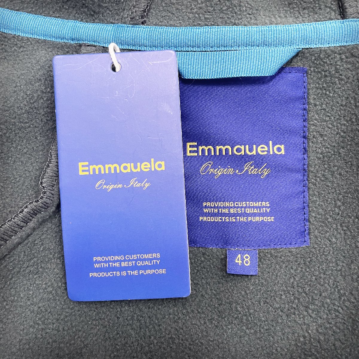 最高級・GORE-TEX/ゴアテックス・防水/防風・マウンテンパーカ 定価9万◆Emmauela・イタリア・ミラノ発◆ジャケット アウター 登山服 L/48_9