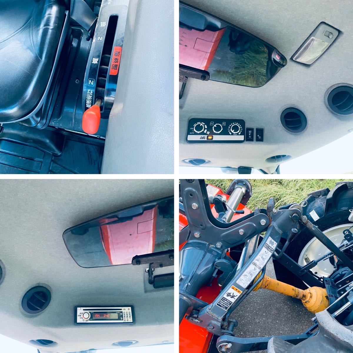 クボタトラクターKL40Zエアコンキャビン付き＊40馬力＊790＊時間＊クボタ純正ロータリー付き_10