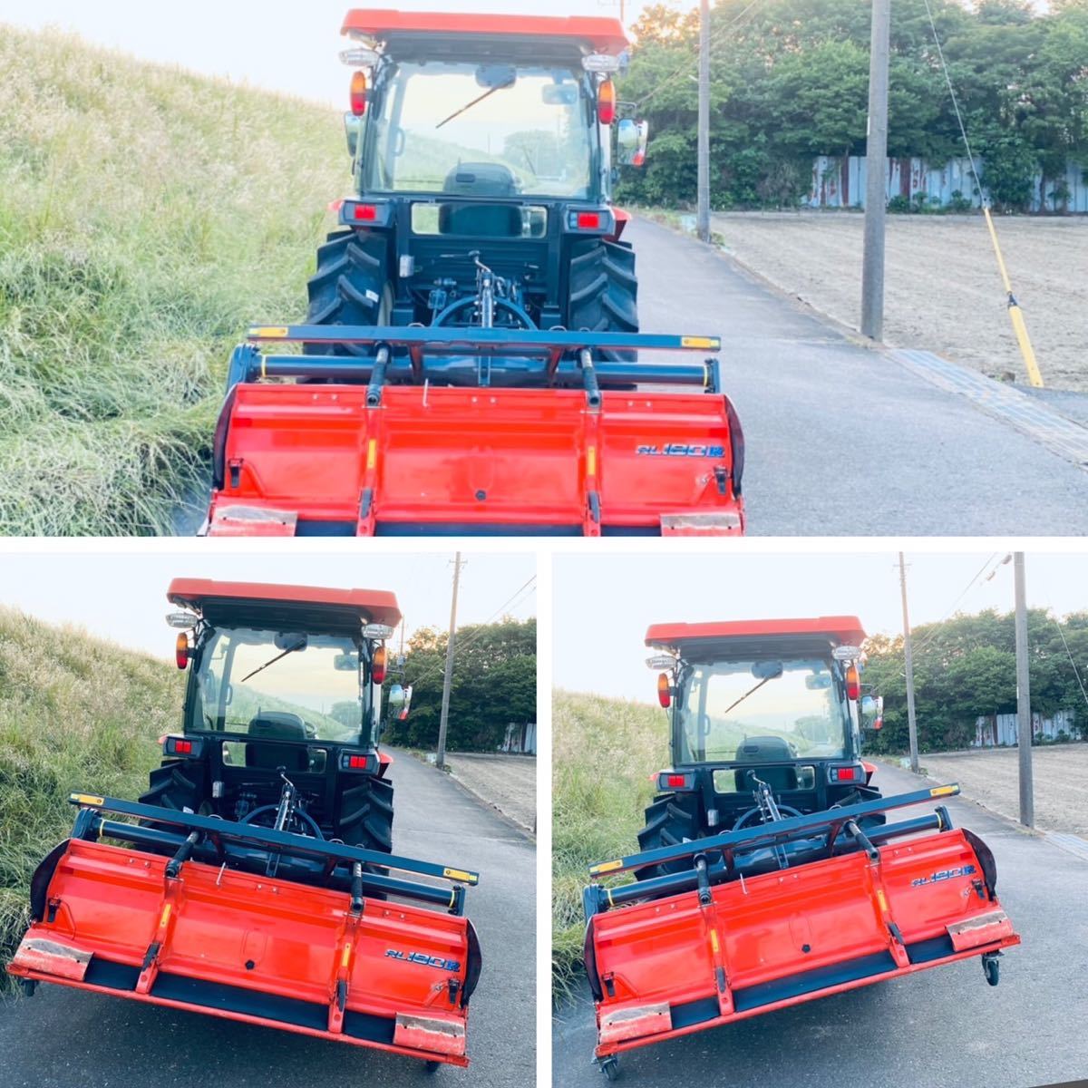 クボタトラクターKL40Zエアコンキャビン付き＊40馬力＊790＊時間＊クボタ純正ロータリー付き_6