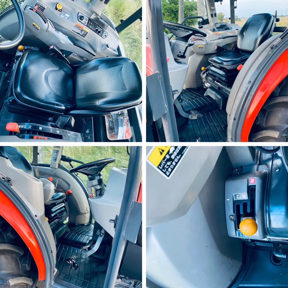 クボタトラクターKL40Zエアコンキャビン付き＊40馬力＊790＊時間＊クボタ純正ロータリー付き_8