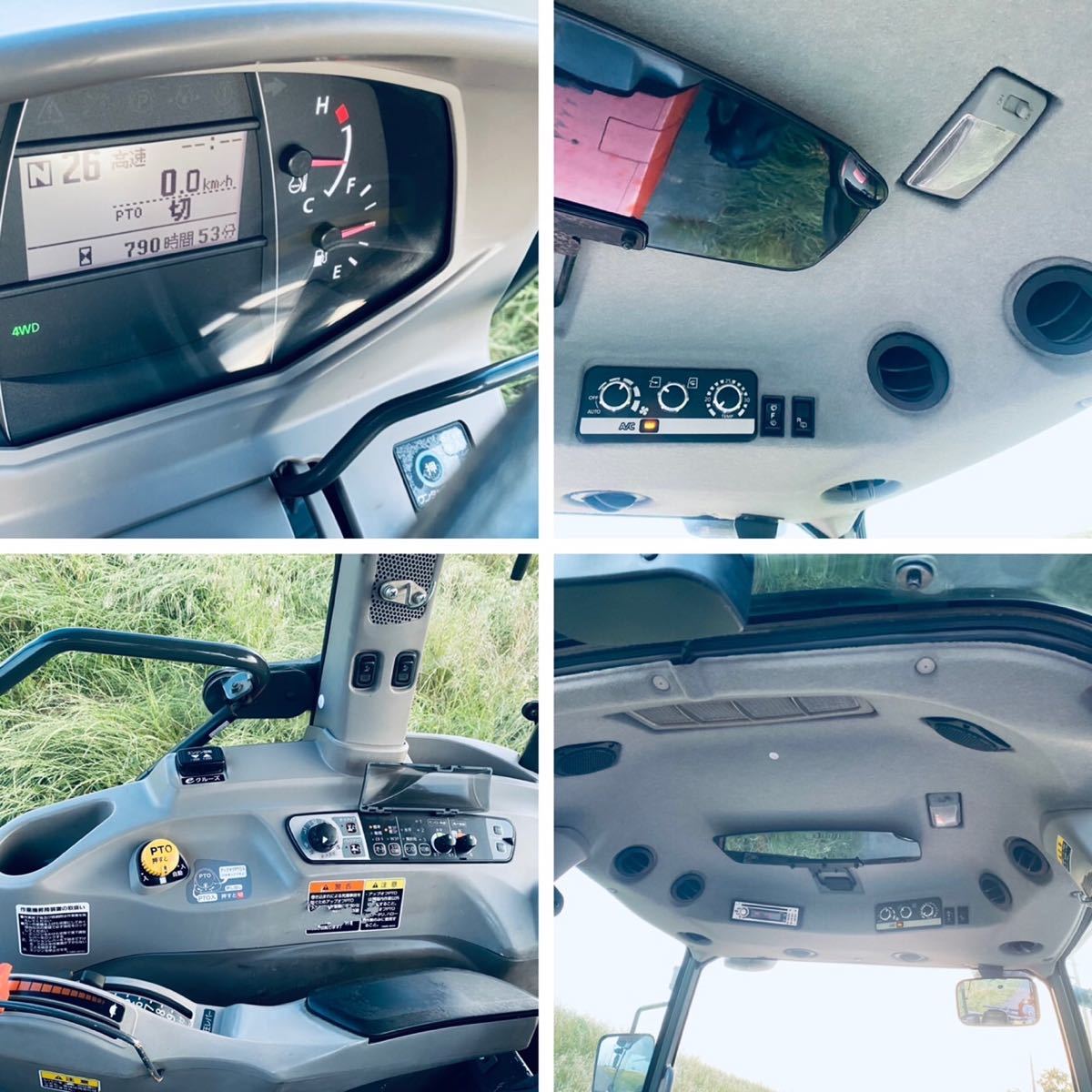 クボタトラクターKL40Zエアコンキャビン付き＊40馬力＊790＊時間＊クボタ純正ロータリー付き_9