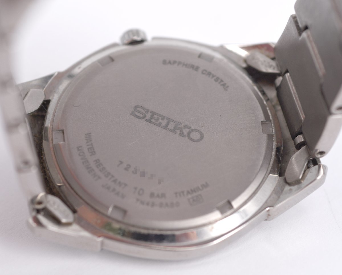 中古品] 稼働品【SEIKO】 セイコー 7N43-0AS0 メンズ クォーツ チタン 